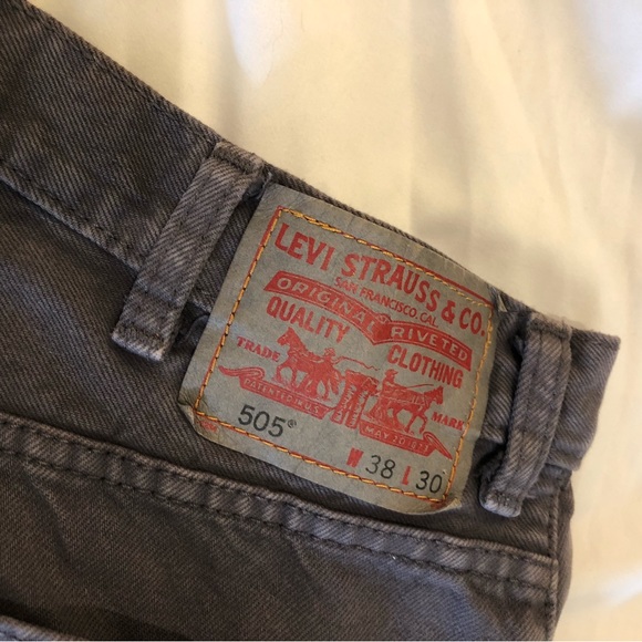 LEVI’S MEN’S 505 COTTON DENIM JEANS SZ 38 (VGUC) - Picture 5 of 7